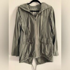 American Eagle 100% Lyocell Utility Jacket XS | Soft Lightweight Military Style